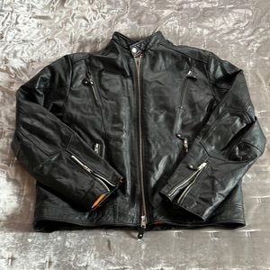 Leather Motorcycle jacket Vintage Wilson’s Leather.